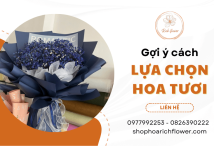 Gợi ý cách lựa chọn hoa tươi để tặng cho đối tượng phù hợp