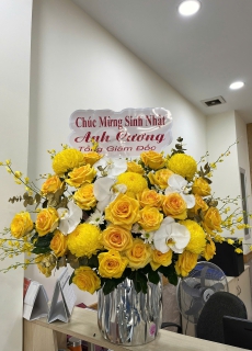 Hoa hồng mix cúc mẫu đơn