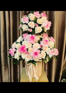 Giỏ hoa để bàn 10