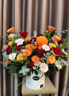 Giỏ hoa để bàn 12