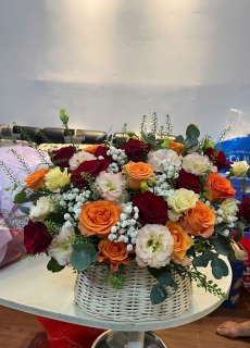 Giỏ hoa để bàn 14