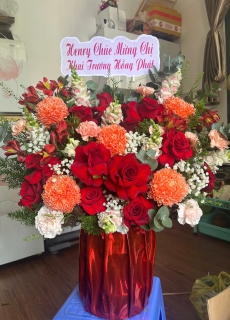 Giỏ hoa để bàn 18