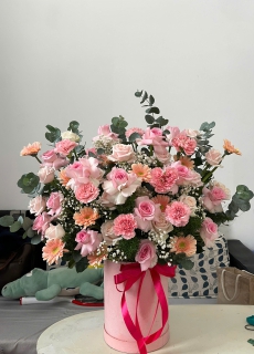 Giỏ hoa để bàn 19